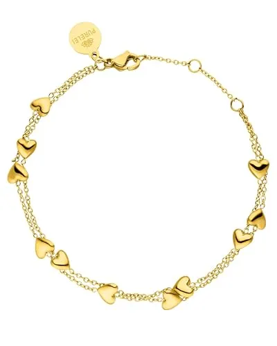 Purelei Armband Alohi Herz in gold von PURELEI