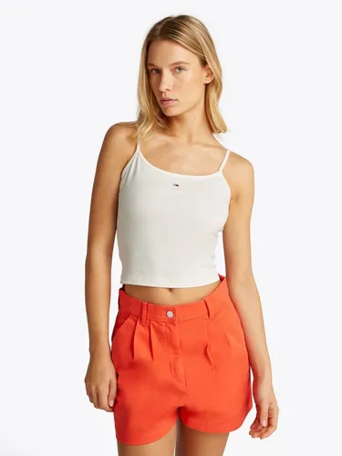 Tommy Jeans Tanktop TJW 2PACK ESSENTIAL STRAP TOP schwarz von Tommy Jeans