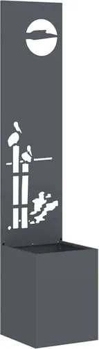 vidaXL Garten Sichtschutz-Leinwand Anthrazit 32 x 140 cm