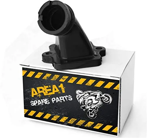 Area1 Ersatz Ansaugstutzen für 50ccm 2-Takt kompatibel mit peugeot Speedfight 3 Speedfight 4, JetForce C-Tech, Vivacity New Vivacity ab Bj. 08, Django, Citystar, Ludix, Streetzone, Kisbee