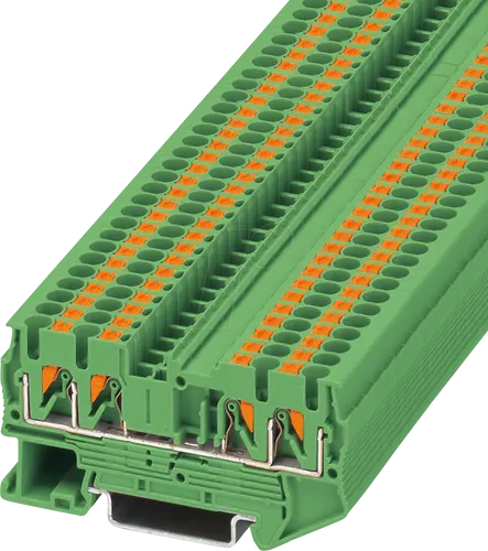PT 2,5 QUAT GN - Durchgangsklemme, PT 2,5-Quattro grün