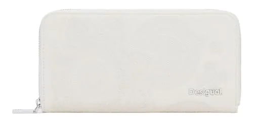 Desigual Mone Dejavu Fiona Long Wallet Crudo - Stilvolle Damen-Geldbörse - Damen-Geldbörsen mit zahlreichen Kartenfächern für optimale Ordnung. Das weiche Material sorgt für angenehmen Halt und Langlebigkeit. Maße: 21 x 11 x 3 cm.