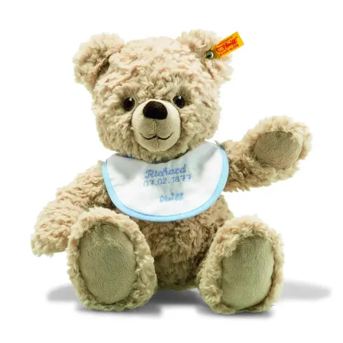 Steiff Teddybär Beige - 30 cm zur Geburt - Bären, weicher Plüsch-Teddybär ideal als Geschenk zur Geburt, mit einer Größe von 30 cm und liebevollem Design für die ersten Lebensjahre.