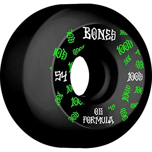 Bones 100's OG V5 Sidecut Skateboard Rollen 54mm 100a von Bones