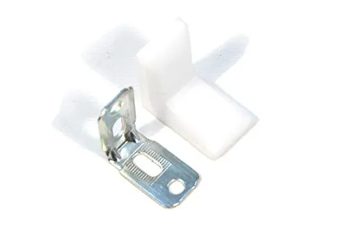 50x Weiss Universal Winkel Eck Korpus Verbinder klein platte Möbel Montage & Abdeckung