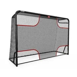 BERG Fußballtor L mit Zielnetz für präzises Training - Fußballtor für Kinder und Erwachsene, modernes Design mit Spannnetz und Präzisionstuch für verbessertes Schießen. Einfach montierbar und für verschiedene Ballsportarten geeignet.