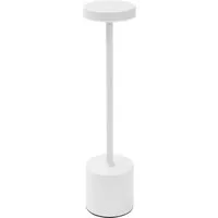 ML-Design LED Tischlampe Kabellos Touch Weiß Ø8x34,5 cm Dimmbar