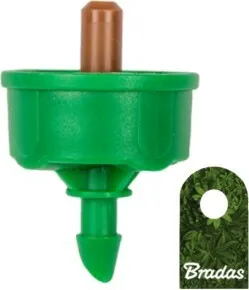 Garten Tropfer mit Druckausgleich 8l/h Außgang 5mm Micro Bewässerung NO-DRAIN Bradas