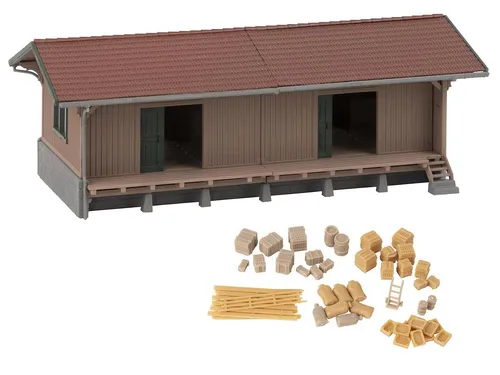 Faller Modelleisenbahn-Set Faller 120098 H0 Güterschuppen