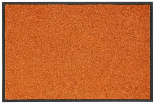 wash+dry by Kleen-Tex Trend Uni Fußmatte in orange von wash+dry by Kleen-Tex