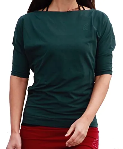 ESPARTO Halbarmshirt Sadaa in Thymian (Dunkelgrün) M von ESPARTO