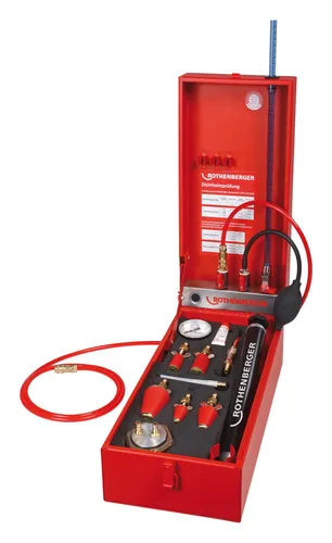 Rothenberger Universal-Gasleitungsprüfgerät 6.1700 - Prüf- & Wartungsgeräte, zuverlässige und präzise Druckprüfung für Gasleitungen, ideal für Fachbetriebe und Handwerker.
