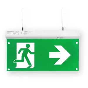 Enovalite Notleuchte ELED200102-8 LED - Taschenlampen, 8 Stunden Notlichtdauer und 30 m Erkennungsreichweite, ideal für Sicherheit in Notfällen, flexibel montierbar und langlebig mit 50.000 Stunden LED-Lebensdauer.