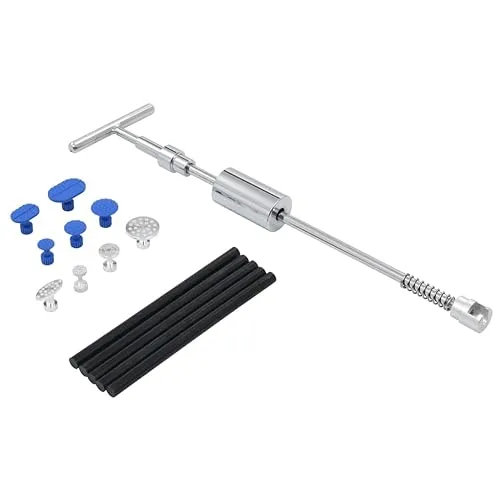 vidaXL Ausbeulwerkzeug 15-tlg. Gleithammer Set - Sonstige, flexibles und multifunktionales Reparaturset mit 15 Teilen für effektive Dellenentfernung, ideal für Heimwerker und Profis.