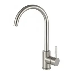 Niederdruck Küchenarmatur Edelstahl Einhebelmischer Matt Silber - Elegante Niederdruckarmatur aus hochwertigem Edelstahl – ideal für moderne Küchen. Die pflegeleichte, matte Oberfläche sorgt für zeitloses Design und einfache Reinigung. Perfekt für Boiler und kleine Durchlauferhitzer.