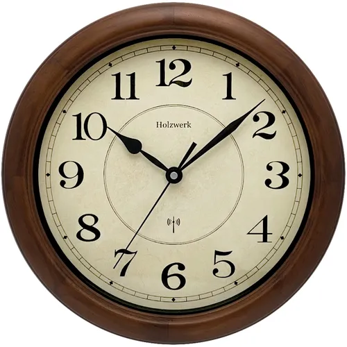 Holzwerk Vintage Funk Wanduhr 35 cm