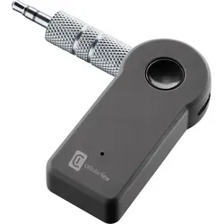 Cellularline Audioreceiver Bluetooth auf 3,5mm Klinke, schwarz - Schwarz