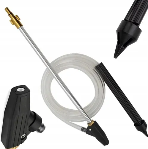 Rosfix Hydrosandstrahl-Set – Keramikdüse 3m Schlauch 460mm Lanze | Hochdruckreiniger Zubehör für Bosch/Macallister/AR/Michelin/Makita/Black