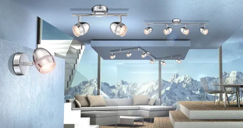 GLOBO LIGHTING LED Wandleuchte Warmweiß – Elegante Spotleuchte für jeden Raum - Moderne Wandleuchte mit fest verbautem LED-Leuchtmittel. Ideal für Wohnräume, Badezimmer oder als Leseleuchte. Energieeffizient und lange Lebensdauer – eine stilvolle Bereicherung für Ihr Zuhause!