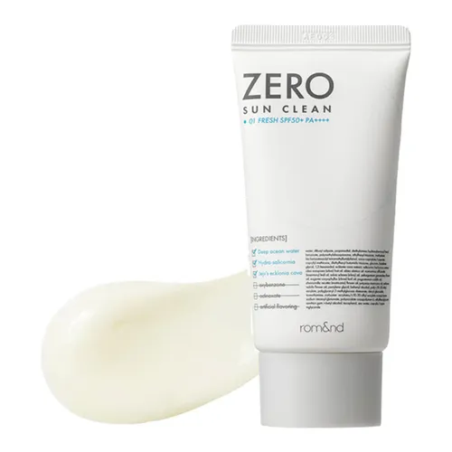 Rom&Nd Zero Sun Clean SPF50+ PA++++ Sonnencreme 50ml