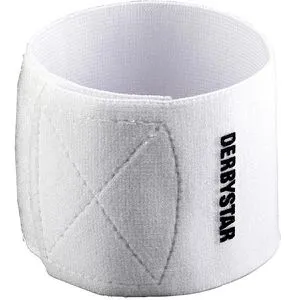 Derbystar Schienbeinschonerhalter 64300001, mit Klettverschluss, weiß, 1 Paar