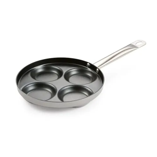 Tescoma Bratpfanne GrandCHEF plus 24 cm - Mulden-Bratpfanne für 4 Spiegeleier oder Pancakes, mit Antihaftbeschichtung und Supersonic-Boden für schnelle Wärmeübertragung. Ideal für alle Herdarten, hitzebeständig bis 230°C.