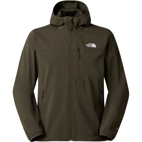 The North Face Mens Nimble Hoodie 2 - Atmungsaktive Softshell-Jacke für Outdoor - Die Mens Nimble Hoodie 2 von The North Face überzeugt mit winddichtem Design und wasserabweisender DWR-Behandlung. Ideal für Klettern und Wandern, bietet sie maximale Bewegungsfreiheit und praktischen Stauraum.