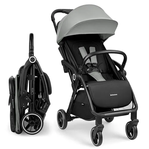 KikkaBoo Ciela Reisebuggy – Ultraleicht und Kompakt - KINDERWAGEN FÜR BABYS & KINDER: Ultraleichter Reisebuggy bis 22 kg, ideal für Reisen und Stadtleben mit automatischem Faltmechanismus und 360° drehbaren Vorderrädern.
