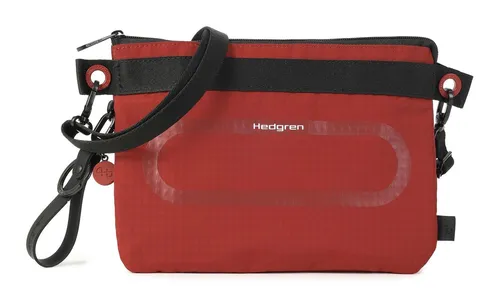 Hedgren Ichi Crossover M Umhängetasche - Dahlia Red - Stylische Umhängetasche für Damen, ideal für die Freizeit. Mit verstellbarem Tragegurt und praktischem Reißverschluss bietet sie ausreichend Platz für Kreditkarten und mehr.