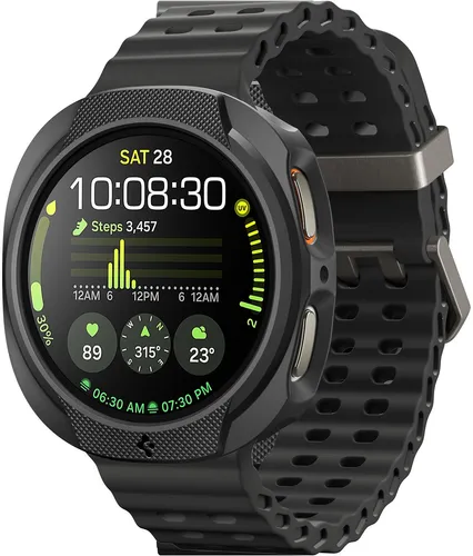 Spigen Liquid Air Matte Black Samsung Galaxy Watch 8 (40mm)