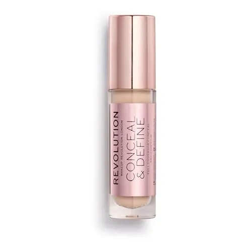 MakeUp Revolution Concealer - Conceal and Define Concealer - C3, 4 g