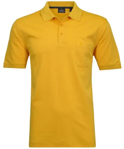 RAGMAN Poloshirt - Hochwertiges Herren-Poloshirt aus Softknit, ideal für den Freizeit-Look. Mit klassischem Polokragen und stilvoller Logostickerei, perfekt kombinierbar mit Jeans.