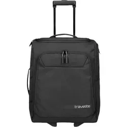 travelite Reisekoffer Kick Off Trolley Reisetasche 55 cm in schwarz von travelite
