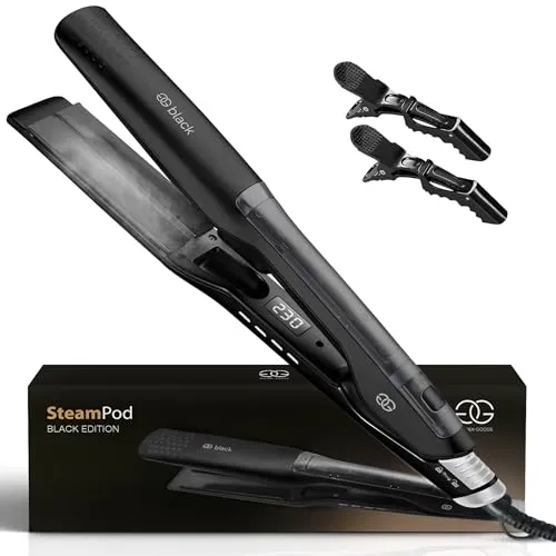 Glätteisen 2-in-1 Professionelles Haarglätter Lockenstab Golden Goods