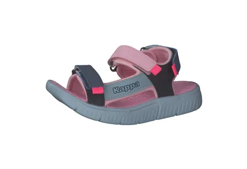 Kappa Unisex kana mf k Sandale, Navy Rosé, 25 EU - Wanderschuhe für Kinder, ultra-leicht mit rutschhemmendem Profil und Dreierklett für perfekten Halt beim Spielen und Entdecken.