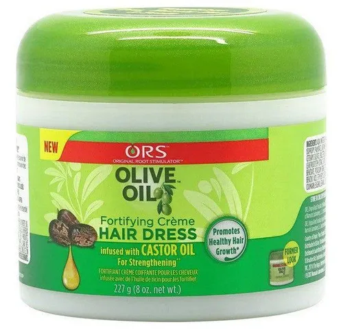 Ors Haarkur ORS Olive Oil Strengthening Cream Coat 227g - Haarpflegekur für dehydriertes Haar, reich an essentiellen Fettsäuren für langanhaltende Hydratation und Glanz. Verbessert die Elastizität und sorgt für glänzende Geschmeidigkeit.