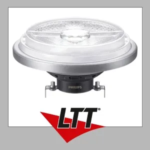 Philips Lighting LED-Reflektorlampe AR111 MAS Expert #33381900 - LED-Lampe mit warmweißem Licht und hoher Farbwiedergabe (CRI > 90) für ein angenehmes Ambiente. Ideal für Hotels und Wohnräume, dimmbar und energieeffizient mit einer Lebensdauer von bis zu 40.000 Stunden.