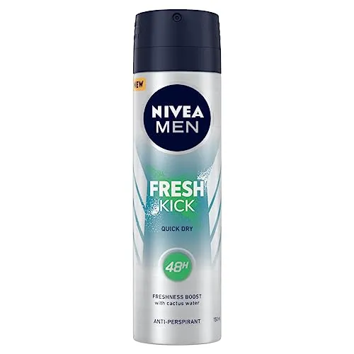 NIVEA Fresh Kick Antiperspirant Spray, 150 ml
