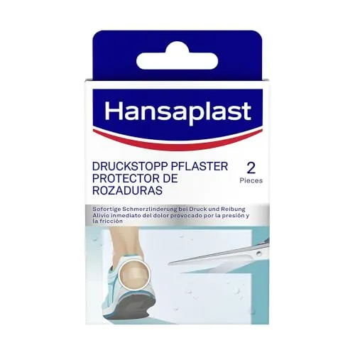 Hansaplast Druckstopp Transparentes Schutzpolster 2 ST