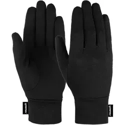 Reusch Merino Wool Conductive Innenhandschuhe schwarz