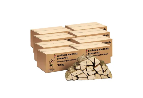 Neandertaler Feuer Kaminholz Brennholz Grillholz Hartholz Feuerholz Holz für Grill Kamin Firewood, 240 kg