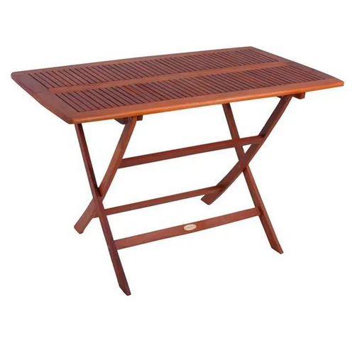 Lomadox Gartentisch HGA-120 – Klapptisch aus geöltem Eukalyptusholz