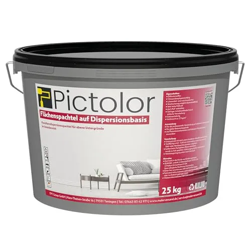 Pictolor Dispersionsspachtel 25kg – Ideal für unebene Untergründe