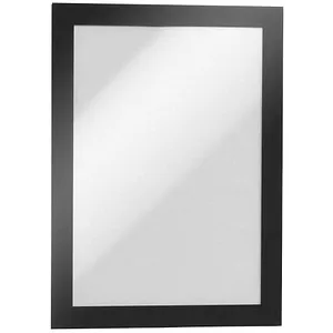 Durable 4947-01 Duraframe Magnetrahmen A5, 5 Stück - Magnetrahmen für A5, ideal für metallische Oberflächen. Einfaches Wechseln der Blätter durch Anheben einer Ecke, robustes PVC, Made in Europe.