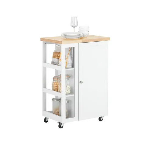 SoBuy Küchenwagen FKW75 in weiß von SoBuy