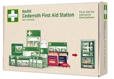 Cederroth Erste-Hilfe-Nachfüllset First Aid in grün von Cederroth