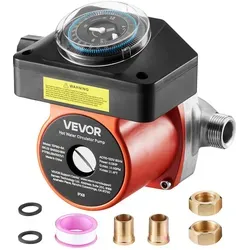 VEVOR Umwälzpumpe mit Timer, 38 LPM