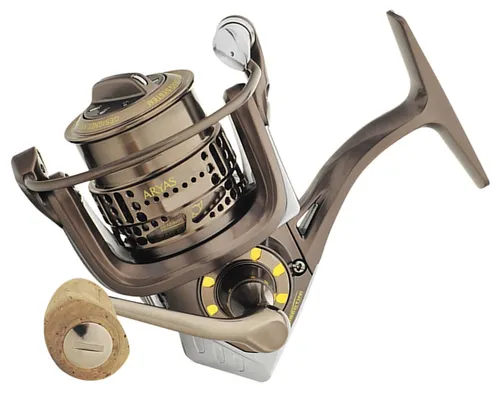 Tubertini Aryas 2000 - Hochwertige Angelrolle für Forellen - Angelrollen für Süßwasserfischen, mit 5+1 Kugellagern und einer Bremskraft von 2,5kg – ideal für präzises Angeln auf Forellen und Regenbogenforellen.