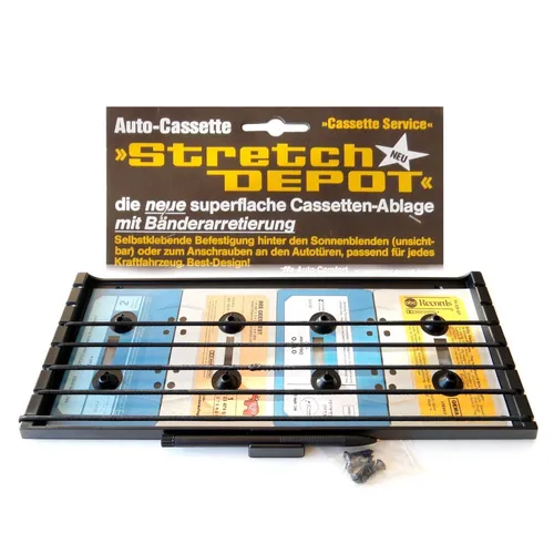 Auto KFZ Kassetten MC Musikkassetten Cassetten Halter Halterung von RICHTER