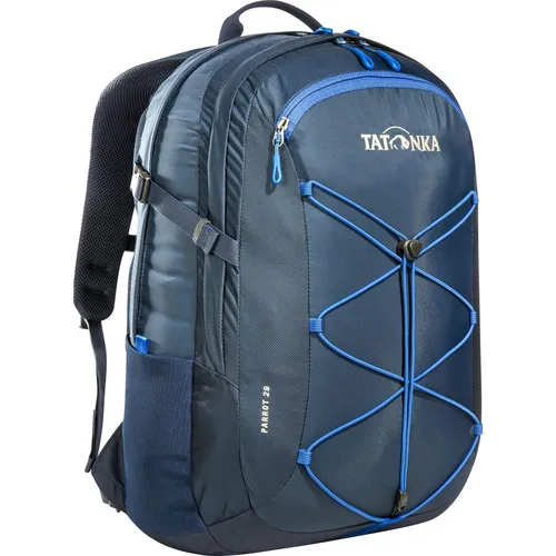 Tatonka Parrot 29 navy 2 (159) - Sportlicher Laptop-Rucksack für Büro und Uni, mit gepolstertem Laptop-Fach für 15,4 Zoll und ergonomischem Vent Comfort-Tragesystem. Ideal für Fahrradpendler, PFC/PFAS-frei und 10 Jahre Garantie.